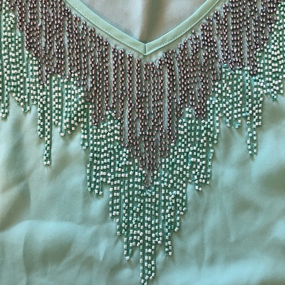 Maurices sea foam green blouse size L - Picture 6 of 8